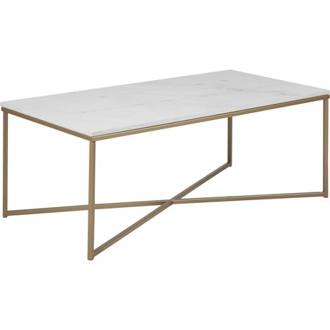Mesa de centro Norsica Sevodeo 102 , 46x60x120cm, Diámetro: 0, Mármol, Angular (1/5)