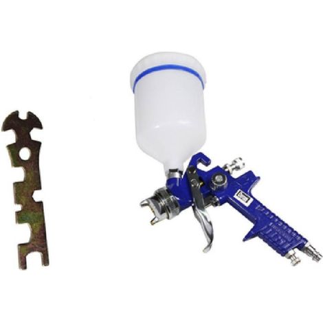 Trade Shop - HVLP 600ML SPRAY AIRBRUSH PISTOLE 1,7MM DÜSE DRUCKLUFT AIRBRUSH -