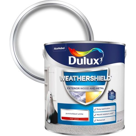 Dulux Weathershield Exterior Gloss PBW 2.5L