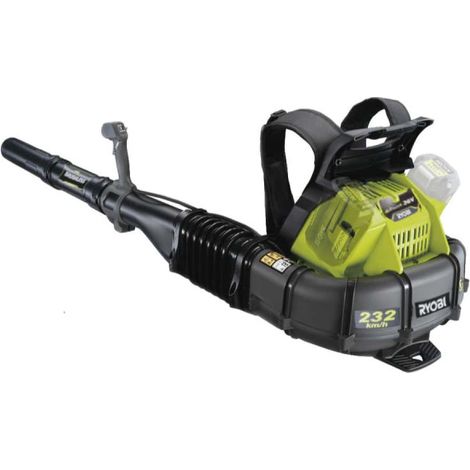 soffiatore a zaino a batteria ryobi ry36bpxa-0 36v, solo corpo macchina