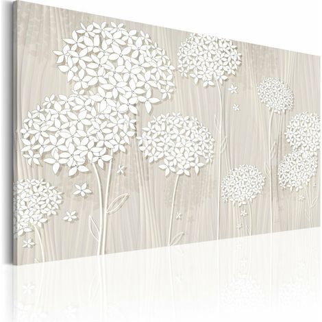 Tableau fleurs sous le vent - 60 x 40 cm (1/4)