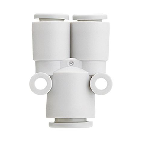 Raccord en Y SMC KQ2 vers Enfichable, 8 mm Enfichable 10 mm ( Prix pour Boîte de 10 )