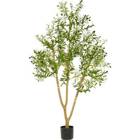 Faux Olivier, Utilisation Intérieure/Extérieure, Décoration Toute l'Année, 180cm(70in) (1/2)