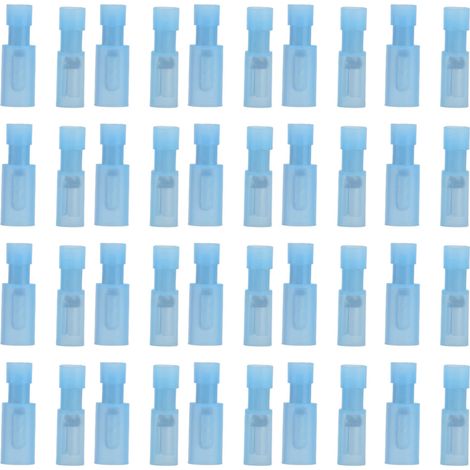 Bornes de jonction isolées en nylon pour câbles 1.5-2.5mm - Connecteurs mâles et femelles rapides pour applications électriques (1/5)