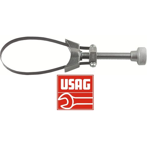 USAG 443 BC CHIAVE A NASTRO FASCETTA METALLICA PER FILTRI OLIO CAMION INDUSTRIAL (1/2)