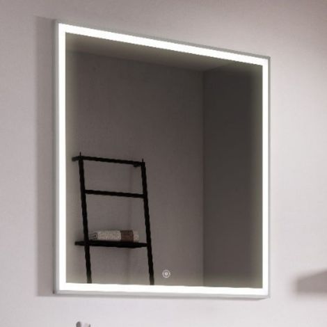 Specchio da bagno con illuminazione LED anti appannamento 120x80 cm - Kabyu