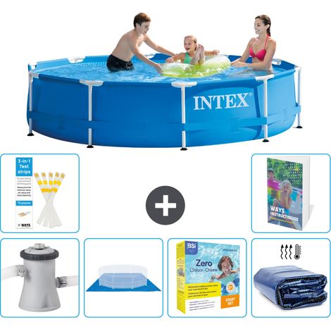 Frame Pool Rund - 305x76 cm - 7-teilig S245