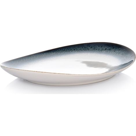Ovaler Porzellan-Speiseteller 28 cm Mehrfarbig Time Dim duka (1/5)