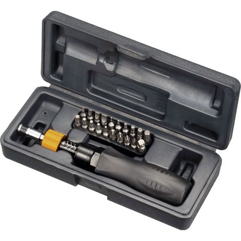 TW-006 20 Pz SET CACCIAVITE DINAMOMETRICO Hex=1/4 Nm=1-6 (1/2)
