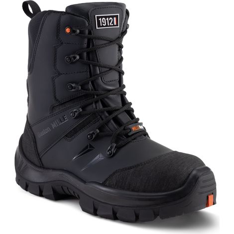 Chaussures de sécurité hautes Master - Noir-MONM3 45 - Gaston Mille (1/4)
