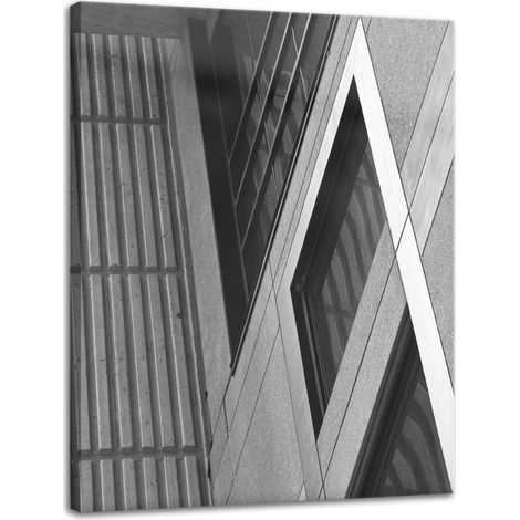 Leinwanddruck Architektur Betonwand 30x40