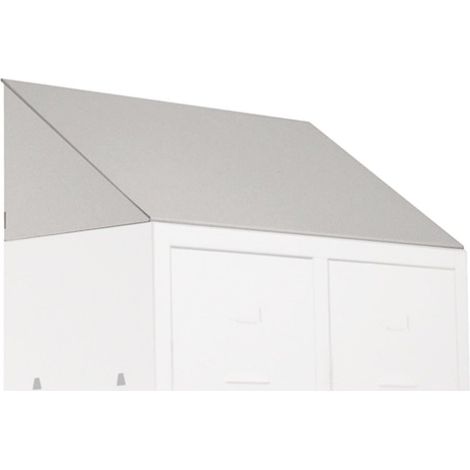 TETTO INCLINATO PARAPOLVERE A NORMA ASL PER ARMADIO SPOGLIATOIO SPORCO PULITO 50x50 cm