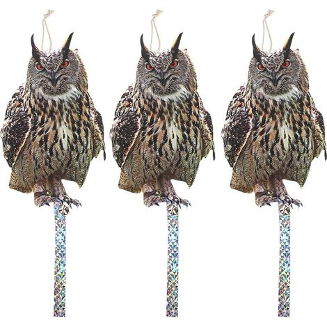 Ruban adhésif réfléchissant anti-oiseaux (pigeons, hiboux, etc.) pour éloigner les oiseaux. (1/3)