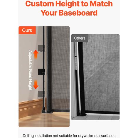 Barrière de Sécurité Extensible Clôture en Maille Jusqu’à 310 cm (1/5)