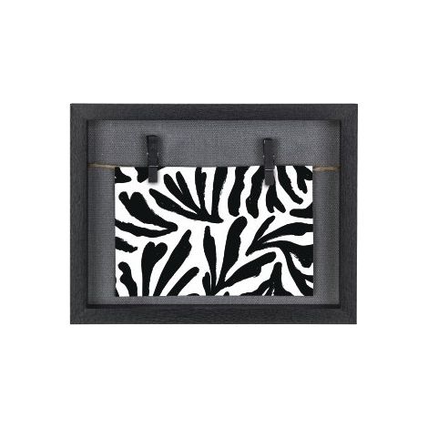 Cadre photo - HAMA - Muro - Noir - 16,5 x 21,5 cm - Certification FSC