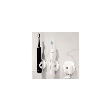 3 Pcs Porte Brosse à Dents, Support Brosse à Dents éléctrique avec capteur Automatique de gravité, Porte Brosse à Dents Mural, Adhésif Puissant Amélioré