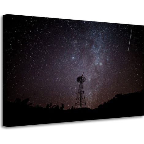 Leinwanddruck Weltraum-Sternschnuppe 90x60 cm