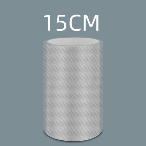 (5 m,15 cm) Autocollants de protection de portières de voiture en fibre de carbone de haute qualité,anti-rayures,ruban nano transparent,film protecteur pour seuil de coffre (1/3)