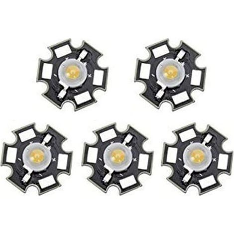 Lot de 5 ampoules LED haute puissance Blanc chaud 3 W [Classe énergétique A] (1/5)