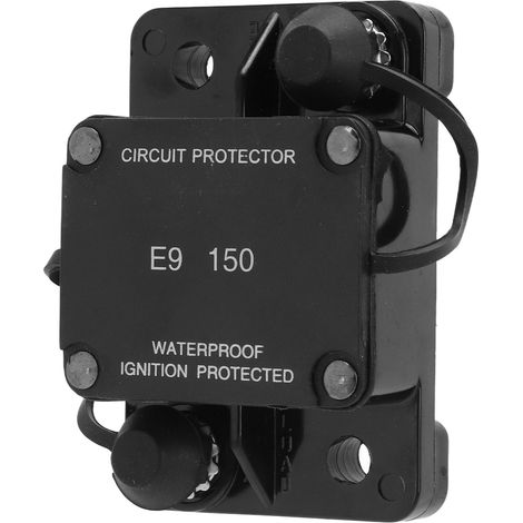 Coupe-circuit 32V 150A à réarmement automatique, protection électrique pour batterie bateau, camping-car, camion (1/5)