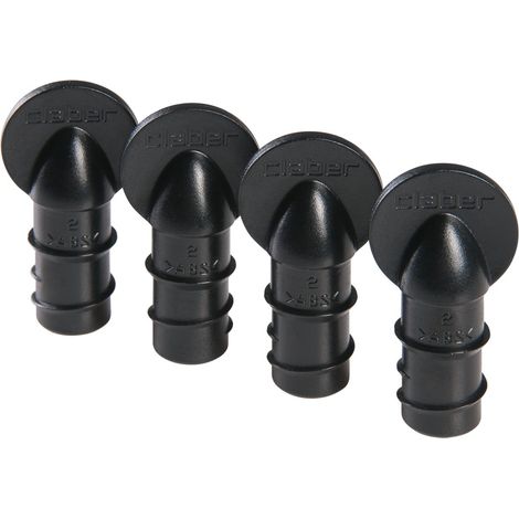 4 Tapones de Diámetro 13x16mm para Riego de Línea Final - Claber