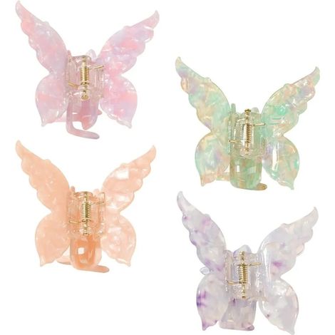 Horquilla de mariposa, horquilla pequeña, pinza para el cabello, horquilla de mariposa antideslizante, horquilla bonita, horquilla fina y gruesa, accesorios para mujer
