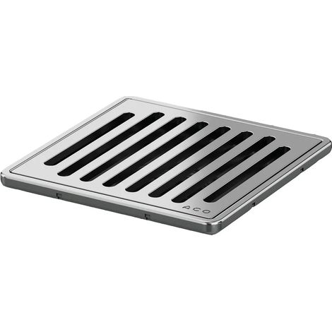 ACO Corpo superiore 150x150 /K3/Telaio V2A/Griglia a fessura, 9010.68.07