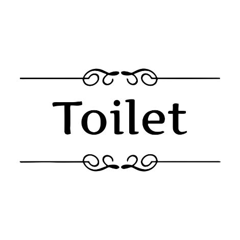 Sollbry Badezimmer-Wandaufkleber für Toilette, Badezimmer-Wandaufkleber, Türaufkleber (1/3)