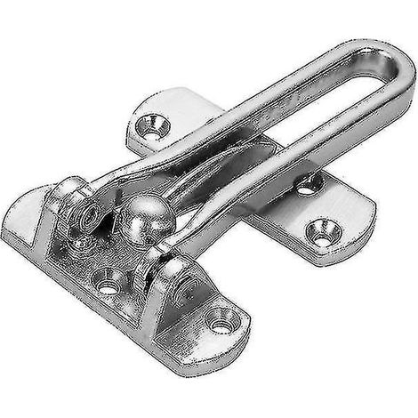 Serrures de sécurité pour portes de maison et d'hôtel, chaînes de porte en acier inoxydable, verrous en forme de U (1/5)