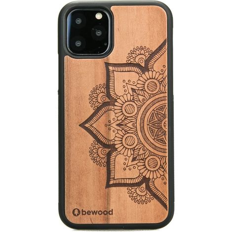 Custodia in legno per iPhone 11 PRO MANDALA MELO (1/3)
