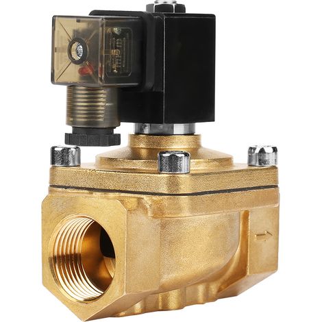 1Pcs PU220-08 G1 Brass Direct Action Electromagnetic Water Solenoid Valve 1 (1/5)