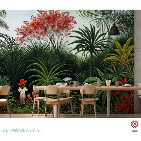 Papier peint : Jungle tropicale, Aquarelle - Intissé - 200 cm - 280 cm (1/5)