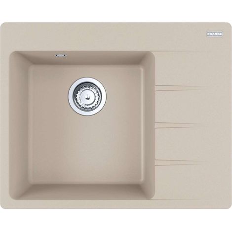 Franke Centro - Fregadero de fragranite CNG 611-62 TL/2, 62x50 cm, sahara 114.0637.493 (1/2)