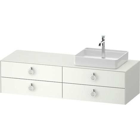 Support de lavabo WHITE TULIP 1600x408x550mm avec évacuation et ES