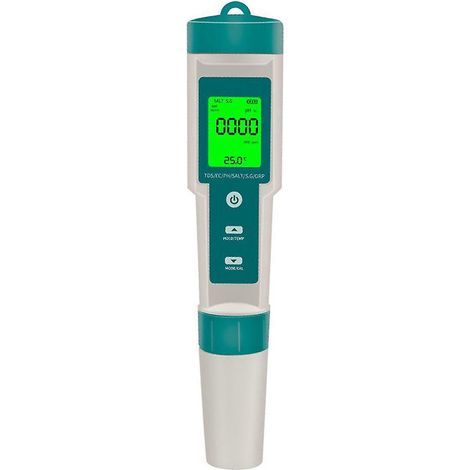 Multifunktionales digitales 7-in-1-Wasserqualitätsmessgerät, tragbarer, hochpräziser Wasserqualitätsteststift