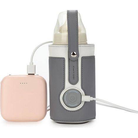 Chauffe-biberon portable 3 températures réglables, pratique à la maison et en déplacement (1/5)