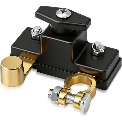 Interrupteur de Déconnexion de Batterie, Interrupteur de Batterie 12V 24V Coupe Circuit Batterie Interrupteur coupe-batterie pour Camion Camping Car Voiture et Moto (1/5)