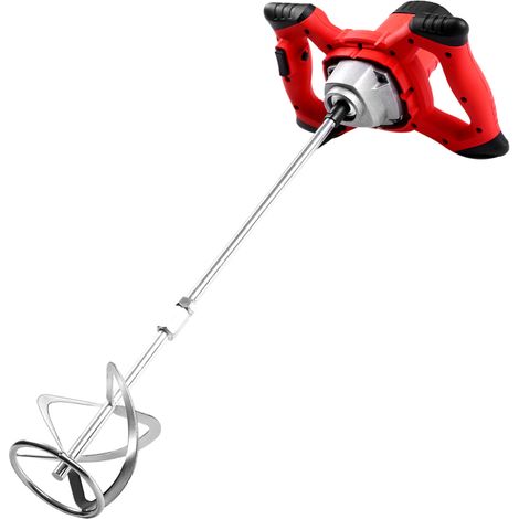 Malaxeur à béton électrique 2100 W, robuste, 6 vitesses, 800 tr/min, type S, pour mortiers, peintures, boues et coulis. (1/5)