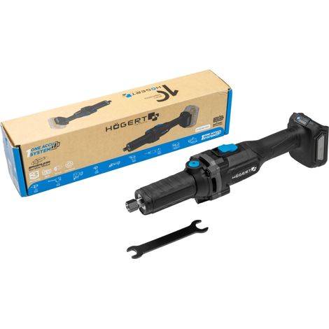 Meuleuse droite sans fil 18V brushless, rectifieuse sans fil, meuleuse crayon, outil multifonctions pour métal, bois et plastique, régulation de vitesse, sans batterie (1/5)