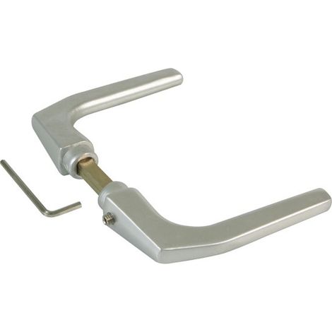 MANIGLIA ALLUMINIO ARGENTO 2114 SET