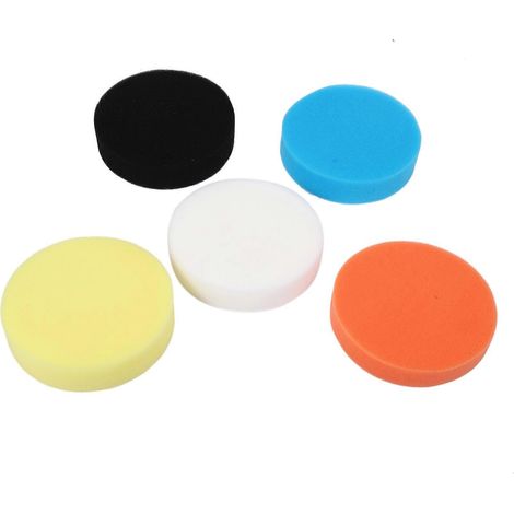 Kit de polissage et de lustrage de voiture en éponge de 12,7 cm (5 pouces) - 5 accessoires (1/5)