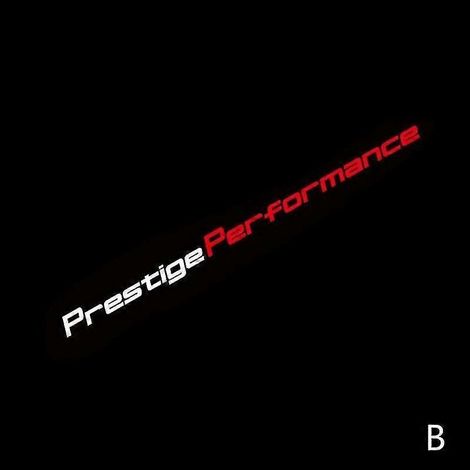 1 autocollant pare-soleil de voiture Prestige Performance Graphics à bande décorative, style sport universel (1/4)