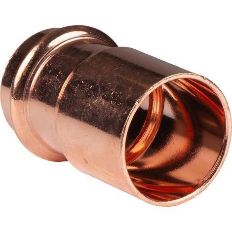Kupfer Pressfitting Reduzierstück 35 x 28 mm V+M-Kontur DVGW