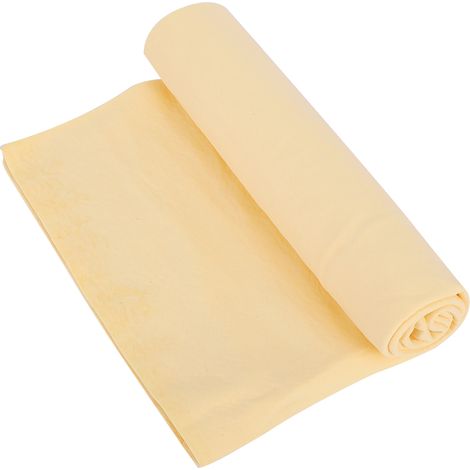 Serviette de bain/douche en tissu doux, confortable et à absorption rapide pour chats et chiens (jaune) (1/5)