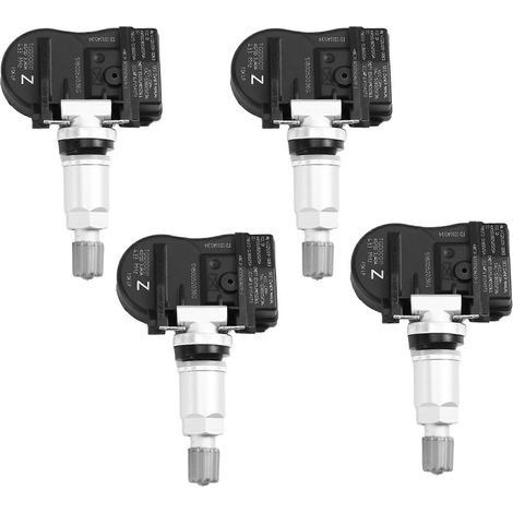 Quatre capteurs de pression de pneus 433 MHz, numéros de modèle 407003JA0A et 407003JA0B, compatibles avec JX35, Q60, QX60, Altima et Murano (modèles 2013-2020). (1/5)