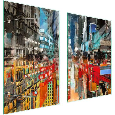 GLASSCHUTZPLATTE FÜR KÜCHE 65x52 CITY (1/5)