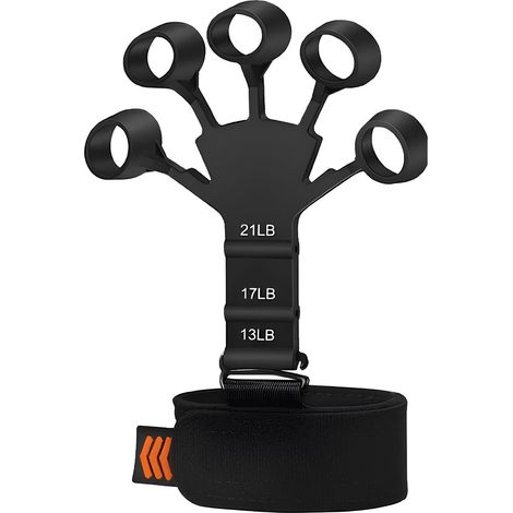 Espansore flessibile in silicone per esercizi di stretching e riabilitazione delle dita. (1/5)