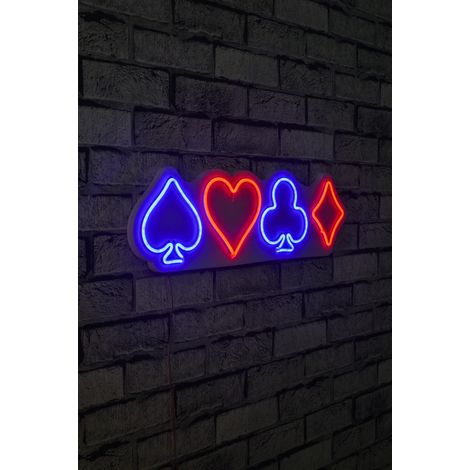 Neon Graph Éclairage LED décoratif en plastique Multicolore