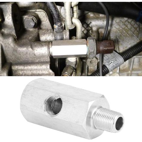 Automobilbauteil: T-Stück für 1/8"-BSPT-Öldrucksensor auf zwei NPT-Adapter (1/5)