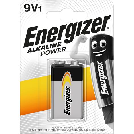 Energizer PILA ALCALINA SERIE ALKALINE POWER TRANSISTOR 9V 1 PZ. 12.00 pz